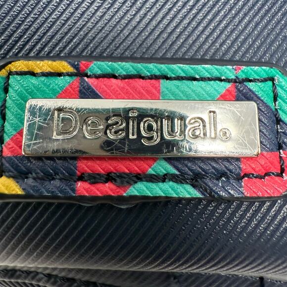 Desigual Blue Colorama Reno Waist Pack Bag - Picture 10 of 10